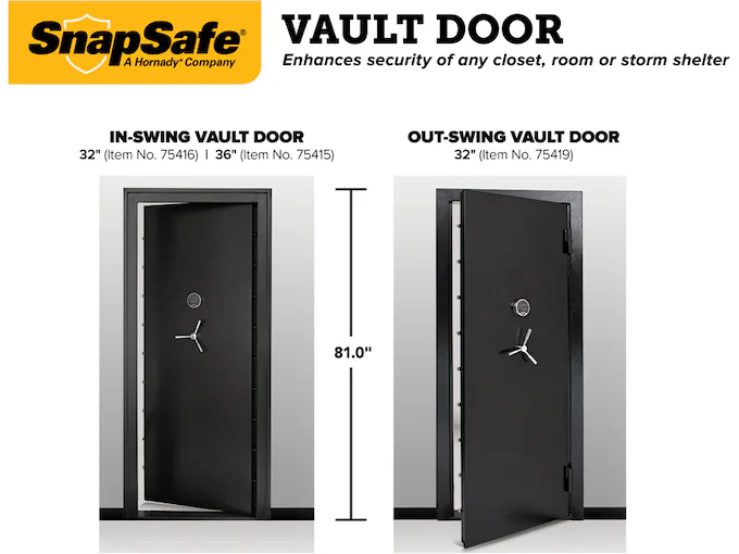SnapSafe Vault Door With Electronic Door - Image 2