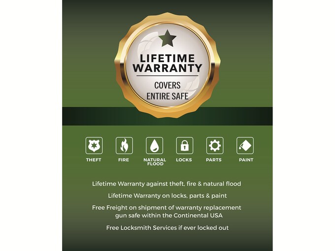 Remington Express Fire Resistant 34+6 Gun Safe with Electronic Lock Graphite - Image 4